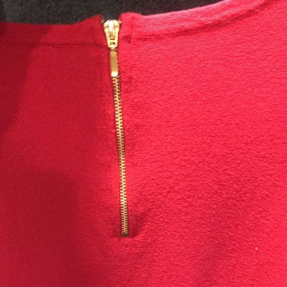 Chicos size 2 red back zip sweater - Picture 5 of 5